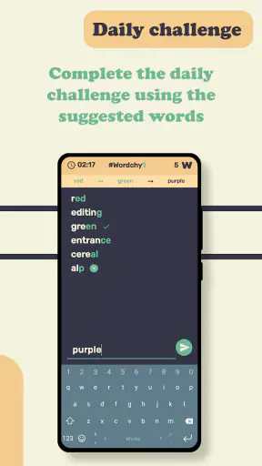Word Chain Reaction. Wordchy screenshot 2