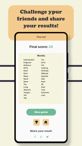 Word Chain Reaction. Wordchy screenshot 5
