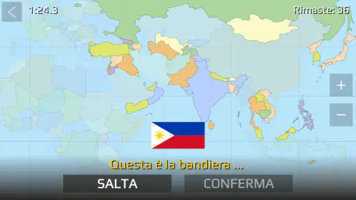 World Map Quiz screenshot 2