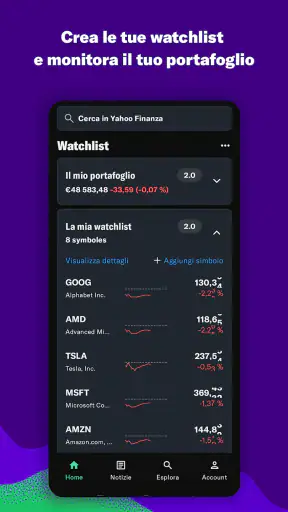 Yahoo Finanza screenshot 4