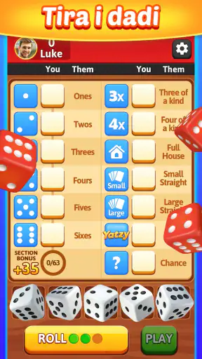 Yatzy Blitz: Gioco di Dadi screenshot 11