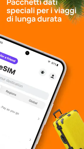 Yesim: eSIM Internet Viaggi screenshot 2