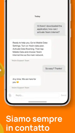 Yesim: eSIM Internet Viaggi screenshot 8