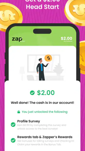 Zap Surveys: Earn Easy Money screenshot 2