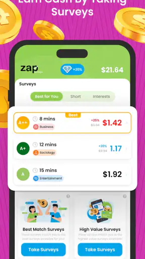 Zap Surveys: Earn Easy Money screenshot 3