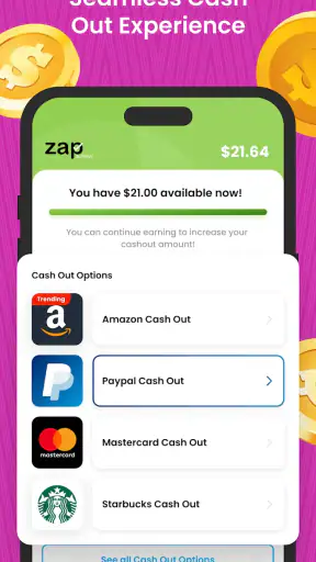 Zap Surveys: Earn Easy Money screenshot 5