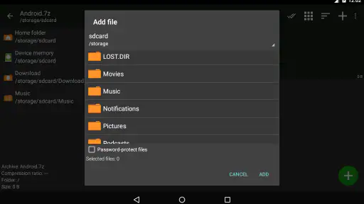 ZArchiver screenshot 9