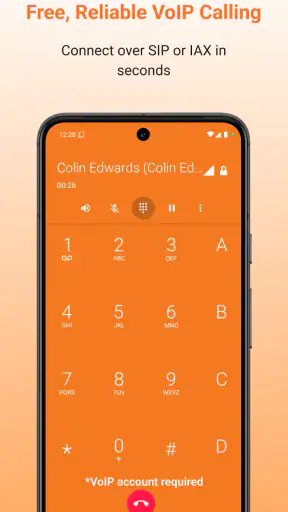 Zoiper IAX SIP VOIP Softphone screenshot 1