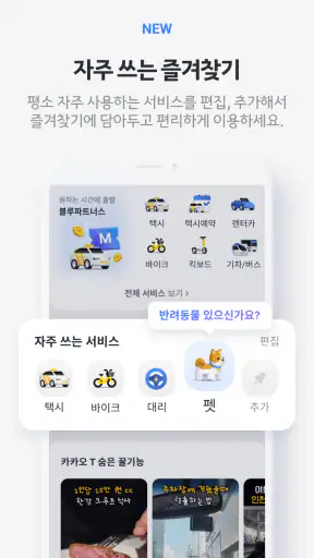 카카오 T - 택시, 세차, 주차, 바이크, 항공, 퀵 screenshot 4