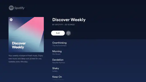 Android TV用Spotifyミュージック screenshot 8