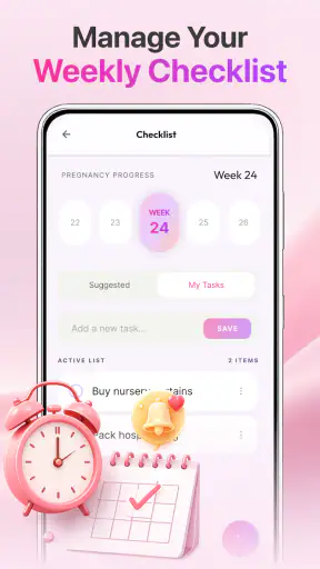 Baby & Pregnancy Tracker App screenshot 4
