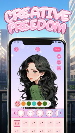 Anime Avatar: Cute OC screenshot 2