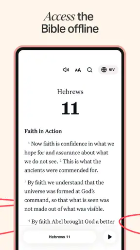 Holy Bible Offline NIV KJV App screenshot 2