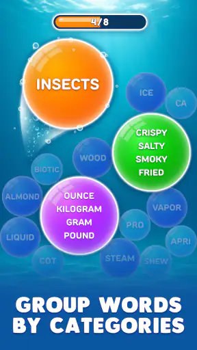 Bubble Word Jam screenshot 1