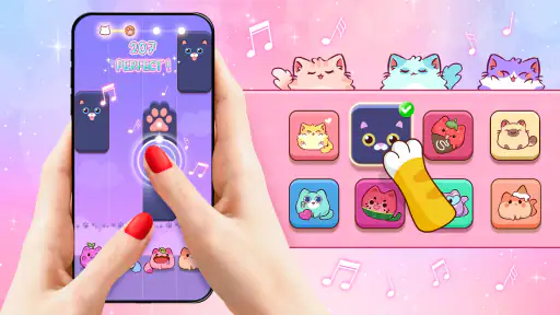 Cat Tiles: Cute Piano Game screenshot 7