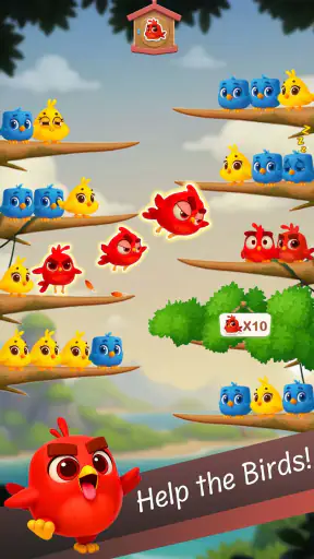 Chirpy Sort: Bird Color Puzzle screenshot 12