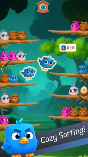 Chirpy Sort: Bird Color Puzzle screenshot 9