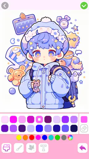 Cute Drawing: おえかき 塗り絵 screenshot 2