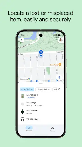 Google の Find Hub screenshot 1