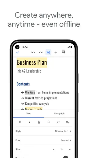Google ドキュメント screenshot 3
