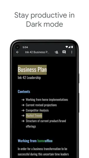 Google ドキュメント screenshot 5