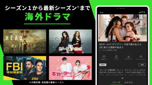 Hulu / フールー　人気ドラマ・映画・アニメなどが見放題 screenshot 5