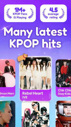 k-pop 音ゲー: ピアノタイル & リズムゲーム screenshot 7