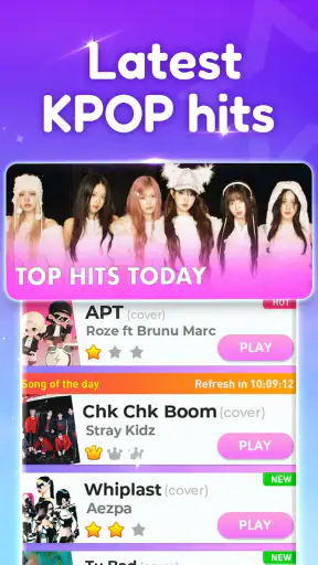 k-pop 音ゲー: ピアノタイル & リズムゲーム screenshot 8
