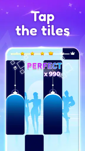 k-pop 音ゲー: ピアノタイル & リズムゲーム screenshot 9