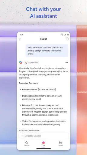 Microsoft Copilot screenshot 2