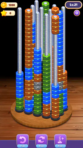 Nut Stack:Sort Puzzle screenshot 1