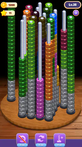 Nut Stack:Sort Puzzle screenshot 3