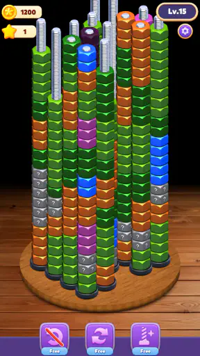 Nut Stack:Sort Puzzle screenshot 4