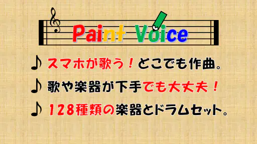 PaintVoice(歌声合成&作曲アプリ) screenshot 1