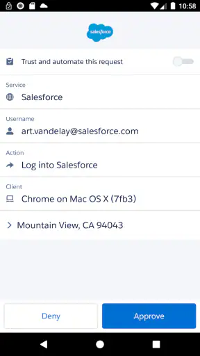 Salesforce Authenticator screenshot 5