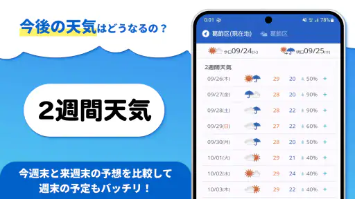 tenki.jp 天気予報・雨雲レーダー/地震速報 screenshot 5