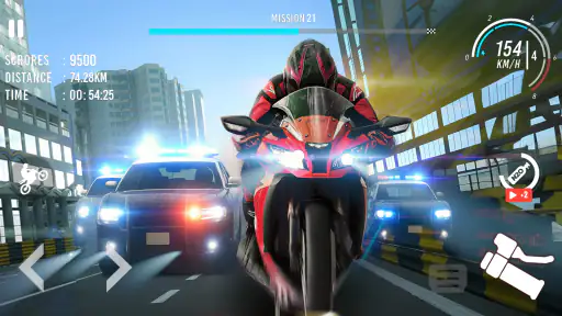 Traffic Bike Rider Rush screenshot 12