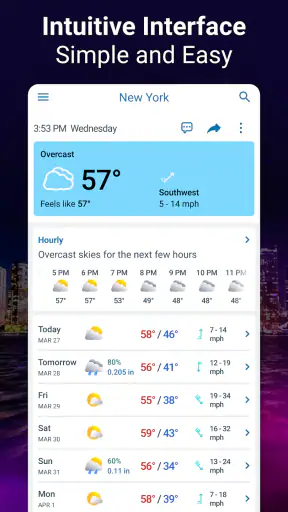 Meteored - 天気や台風の天気予報アプリ screenshot 1