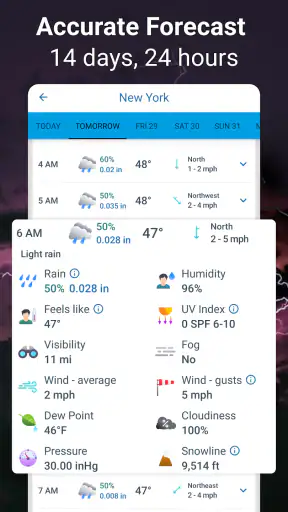Meteored - 天気や台風の天気予報アプリ screenshot 2