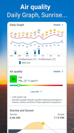 Meteored - 天気や台風の天気予報アプリ screenshot 6
