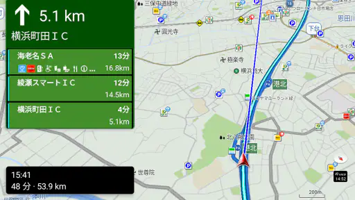 カーナビタイム オフライン/渋滞情報/駐車場/オービス/高速 screenshot 10