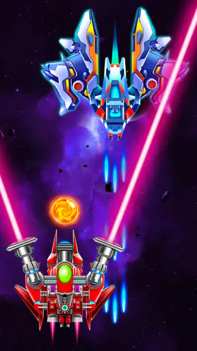 ギャラクシーアタック: 80年代の飛行機シューティングゲーム screenshot 6