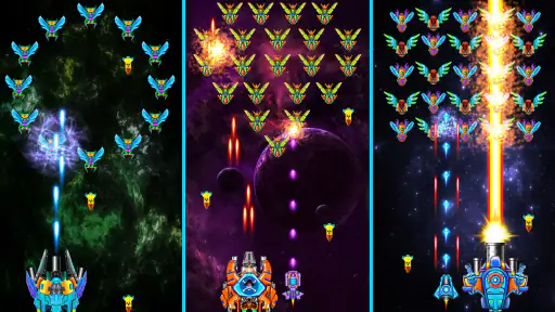 ギャラクシーアタック: 80年代の飛行機シューティングゲーム screenshot 7