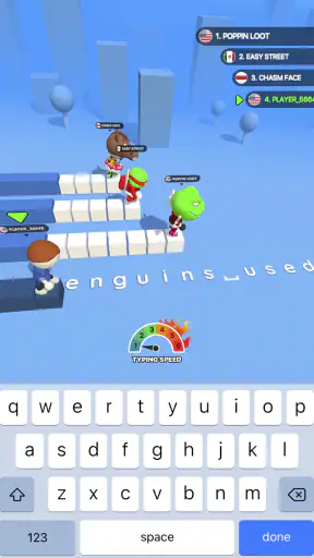 スプリントタイピング: タイピングゲーム screenshot 1