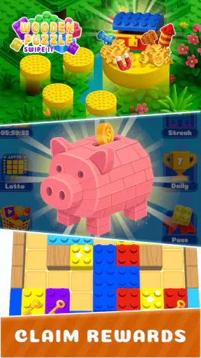 スワイプ・イット：木製ボードパズル screenshot 4