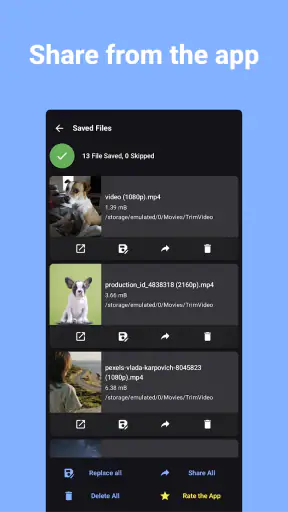 動画トリミング - 動画カット編集 screenshot 4