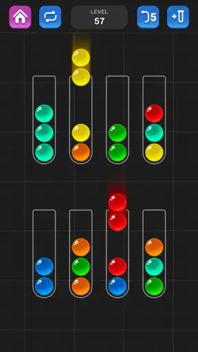 ボール選別 - 脳を鍛える色分けパズル ゲーム screenshot 3