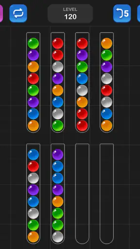 ボール選別 - 脳を鍛える色分けパズル ゲーム screenshot 9
