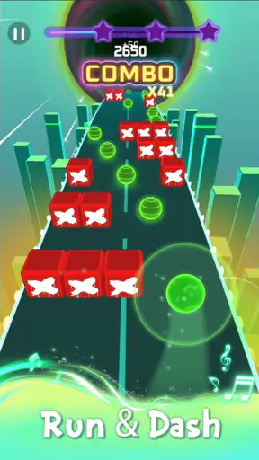 ランニングボール: ミュージックカラーダンス screenshot 4