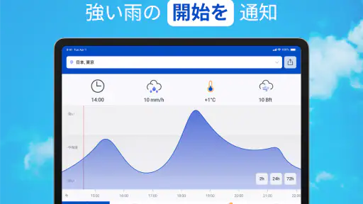 天気と雨雲レーダー予報 screenshot 9